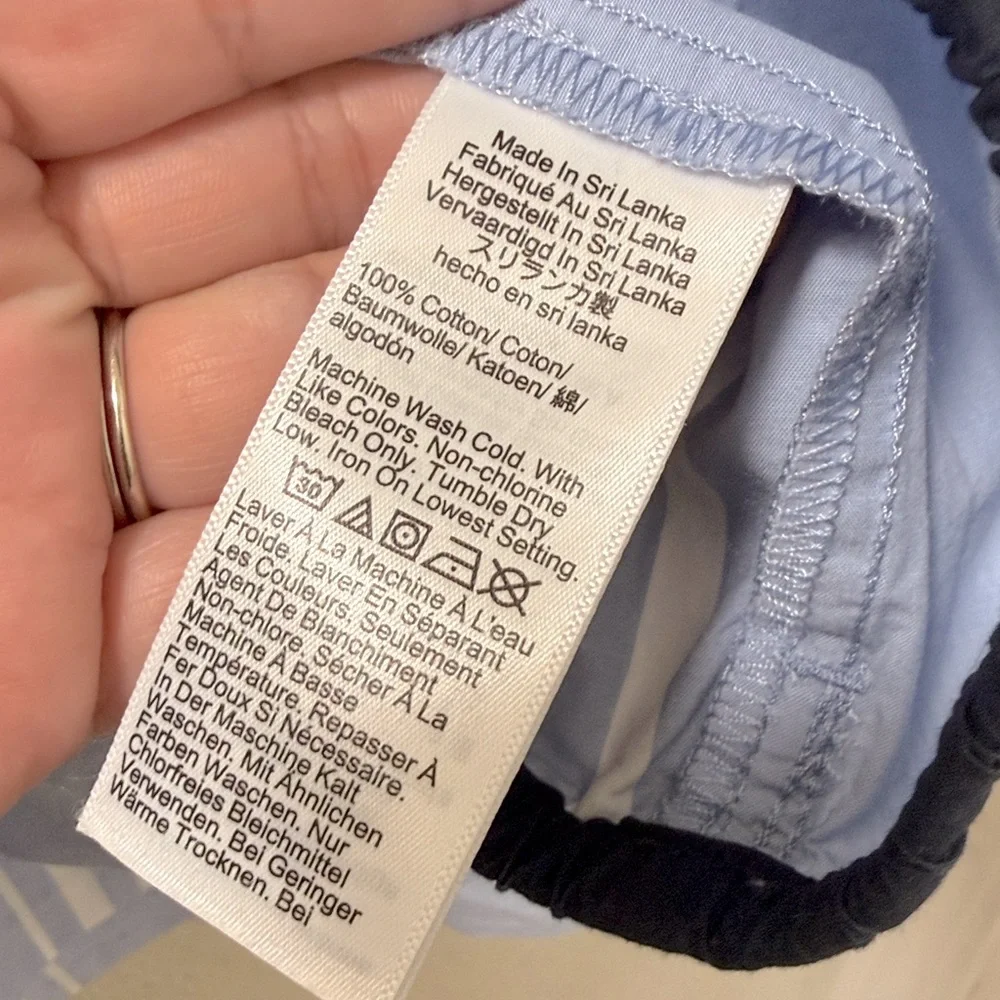 NWT J.Crew Cruise Drawstring Short in Striped Cotton Poplin